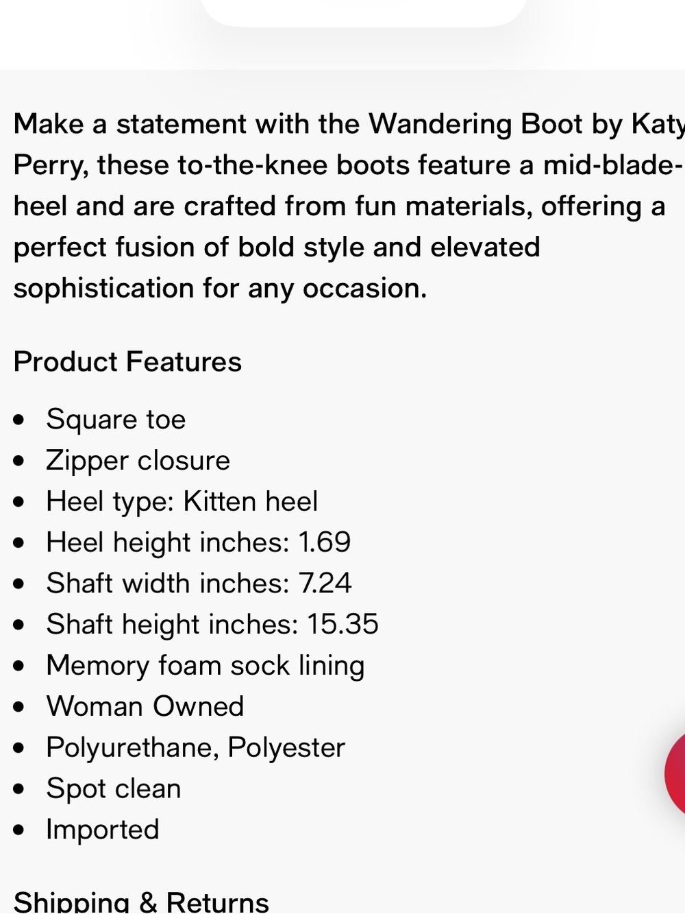 Katy Perry The Wandering Boot Leopard Print Knee High NWOB Size 5 & 5.5 - Picture 3 of 13